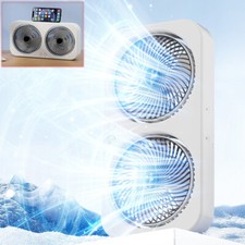Desk Fan USB Electric Fan Lightweight Double Head Table Fan for Dorm Travel Home