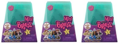 MGA Mini Bratz  Series 3 Collectible Figures, 2 Mini Bratz/Pack *Lot 3 Packs*
