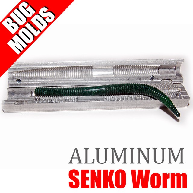 Mold Senko Worm Soft Plastic Fishing Lure Bait Making 36" eBay
