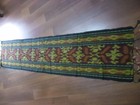 Lombok ikat Fabric - table runner (indonesian woven tapestry) 173cm x 40cm