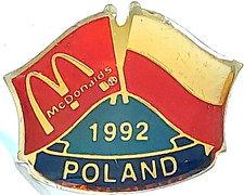 McDonald s Restaurant First Restaurant Poland 1992 Flag Lapel Pin