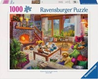 Ravensburger PUZZLE*1000 Teile*Cozy Cabin*RaritÄT*Ovp