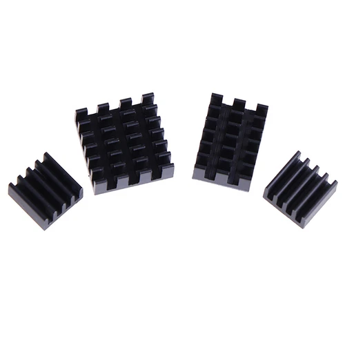 4Pcs For Raspberry Pi 4B Aluminum Heatsink Radiator Cooler Kit for Raspberry JEO