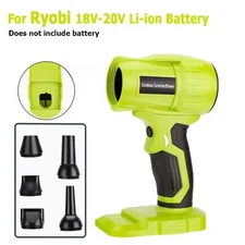 210W Cordless Handheld Jet Blower Portable Violent Turbo Fan for Ryobi 18V TF05