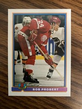 1991-92 Bowman #55 Bob Probert Detroit Red Wings NrMt