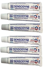6x Sensodyne Tubes of Sensitive Mouth Toothpaste 0.8oz Tubes Mint exp 5/2025