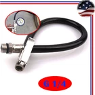 Self-Locking Car Tire Pressure Gauge Hose with G 1/4 Thread and Clip-On Air Chuc