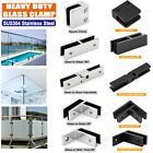 <!--F#f_0-->1-10x Glass Clamp Stainless Steel Bracket Glass Balustrade Railing Pool Fence AU<!--F/-->