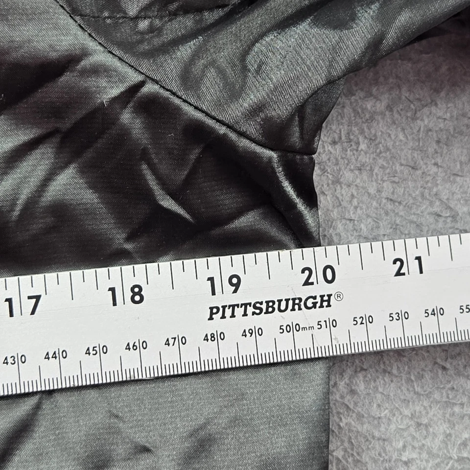 Chaqueta Fox Racing Mujer Pequeña Gris Acolchada Forrada Bombardero Motocross Parches Foto 4 de 4