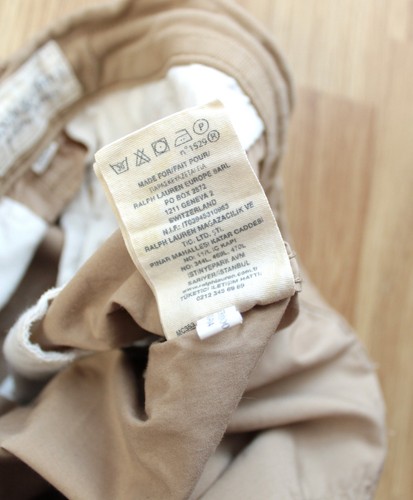 Denim & Supply Ralph Lauren Cargo Joggers Mens 30x32 Green Pants Military Flag - Picture 6 of 14
