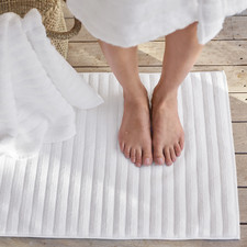 The White Company Hydrocotton Ribbed Bath Mat Large 70cm x 110cm SOLD OUT ONLINE