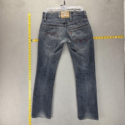 Vintage Levis Jeans Womens Blue Two Horse Engineered Zip Fly Fits 30x30