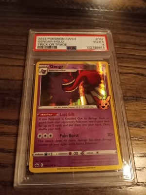 Misprint Side Shift 2022 Gengar 057/198 Trick or Trade Stamped