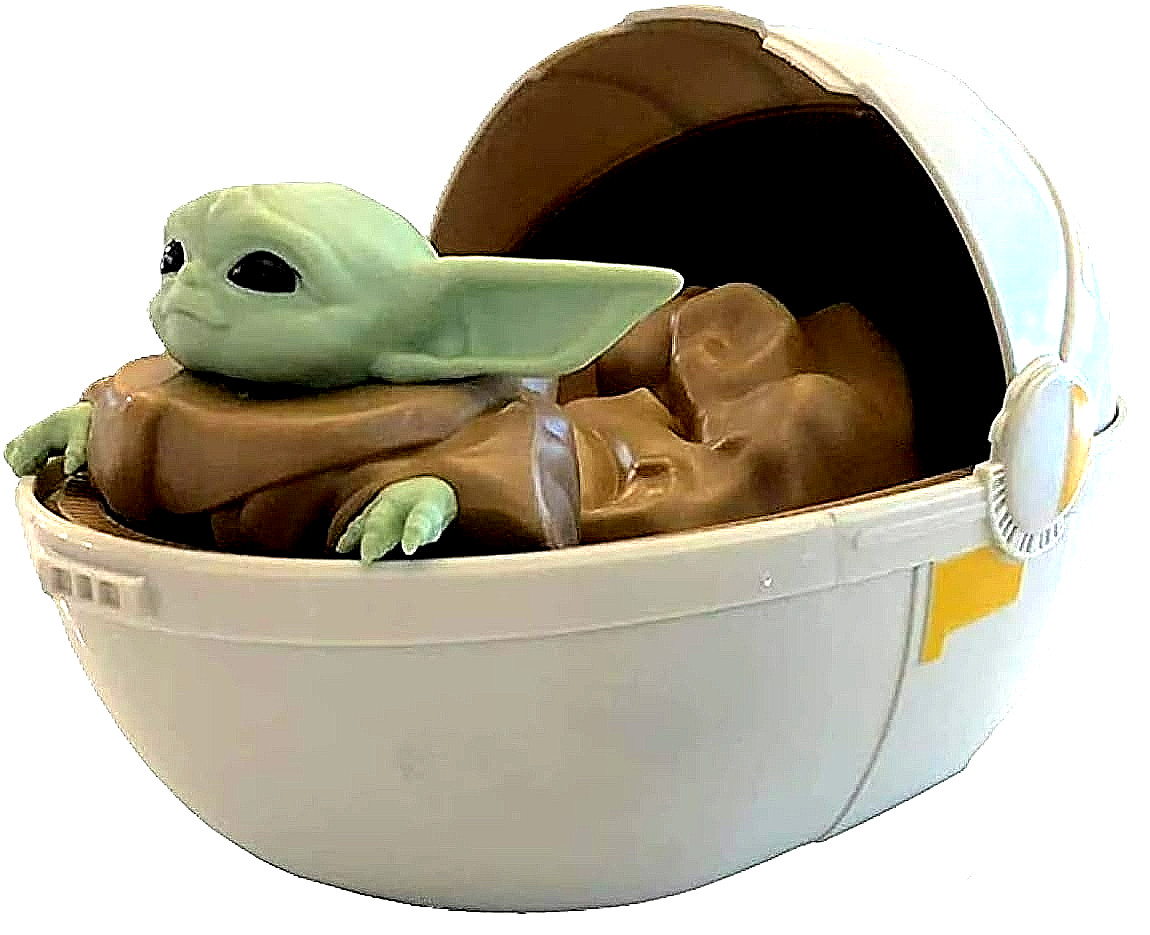 Star Wars The Mandalorian The Child in Pram RC Toy Grogu Baby Yoda (No Remote)