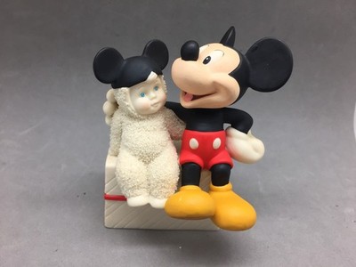 Dept 56 2003 The Guest Collection My Pal Mickey Mouse Snowbabies Figurine Box