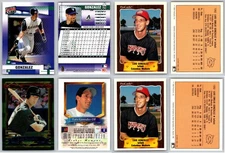 Luis Gonzalez 4 Card Lot - Rookie Arizona Diamondbacks Hall of Fame Astros RC