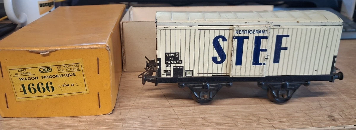 ANCIEN TRAIN WAGON grue marchandise JEP modélisme ferroviaire railway