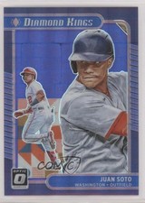 2021 Panini Donruss Optic Diamond Kings Purple Pandora Prizm 75/99 Juan Soto o7m