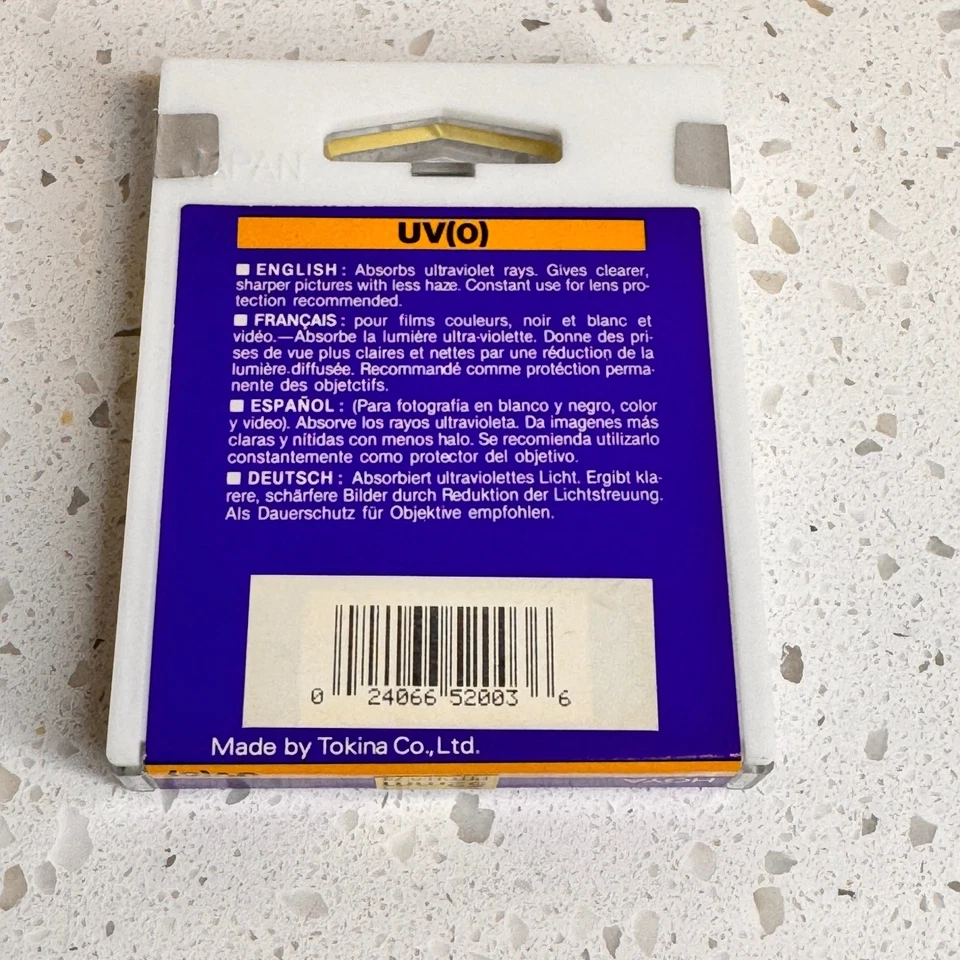 HOYA 52mm Pitch 0.75 UV(0) Filter-F Both Sides Coated Camera Lens Protector - Image 2 of 4