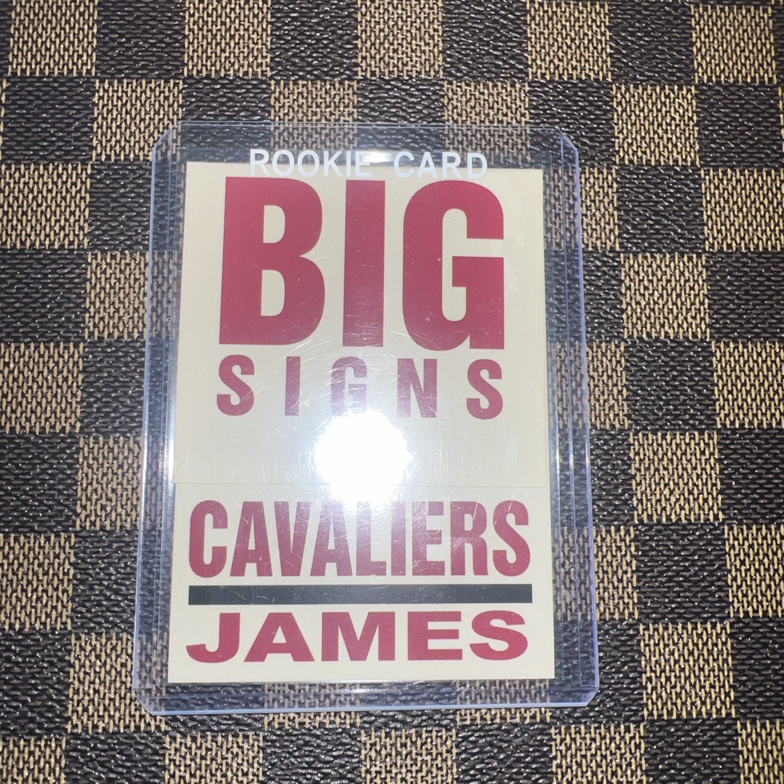 2003-04 Fleer Platinum Big Signs Rookie LeBron James RC Insert