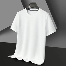 Men's Breathable Summer Polo Shirt Short Sleeve Business Casual Solid Top Gift