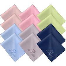 Microfiber Lens Cleaning Cloths 12 Pack Ultra Soft Scratch Free for