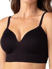 Bras for Women - Full Coverage Wireless Bra, Plus Size Support Bra No Underwire
