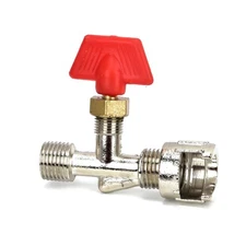 Sturdy Metal Gas Valve Secure Connection Promotes Safety in the Workplace