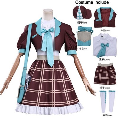 Anime Reverse:1999 Cosplay Costume Xiao Shen Ye Dress Coat Outfit Women Clothes