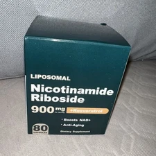 Reus Research NAD+ Nicotinamide Riboside 900mg W/ Resveratrol 80 Caps 09/27