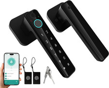 5-In-1 Smart Fingerprint Door Lock, Keyless Entry Digital Knob