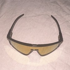 Oakley OO9404-0535 Latch Panel Prizm 24K Gold Shield Sunglasses Grey Smoke
