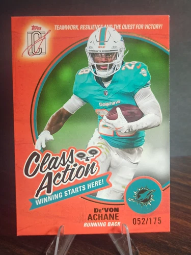 2025 Topps Signature De'Von Achane Base (RAW)