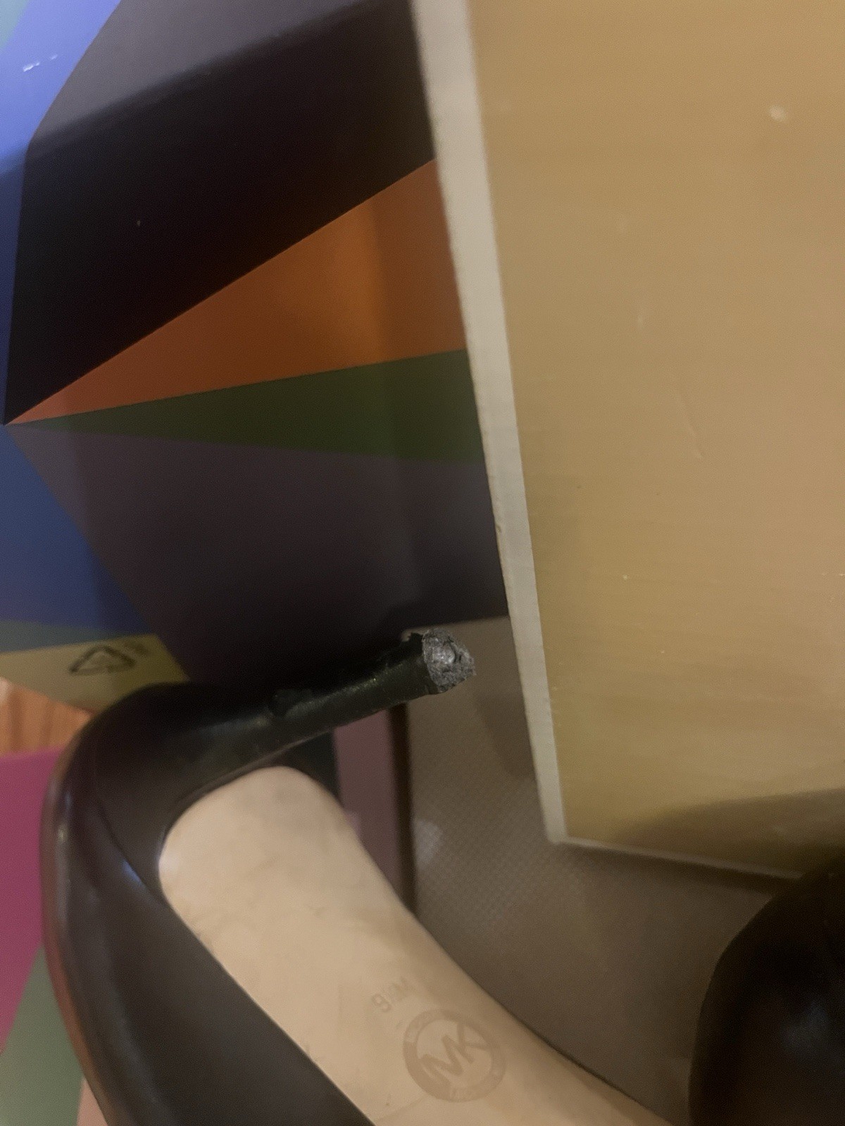 Michael Kors Black Leather Bow Pointed Toe Stiletto Pumps for Women thumbnail 3