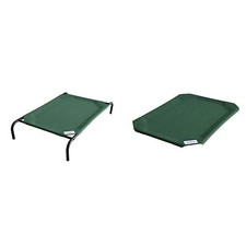 Coolaroo Large Elevated Pet Bed Cover - Brunswick Green - 43.5x31.5"