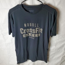NOBULL Shirt Mens M Black Athletic Tee T-Shirt Crew Training CrossFit Games 2022
