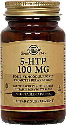 2 X Solgar 5-HTP -- 100 mg - 90 Vegetable Capsules