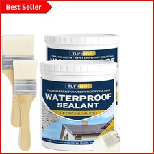 Liquid Waterproof Sealant 2KG - Transparent Coating for Roofs, Walls & More
