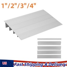 Threshold Ramp 1"/2"/3"/4" Adjustable Aluminum Door Ramp 700 lbs Wheelchair