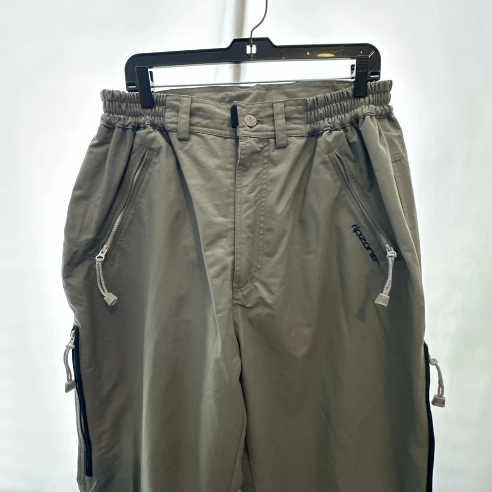 Ripzone Snowboard Pants Lined Zip Pockets Elastic Waist  Grey Unisex XL #2265 - Image 2 of 4
