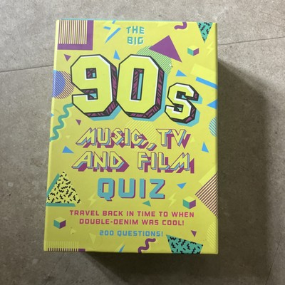 90er Quiz Spiel Musik Film TV 12+ Jahre Professor Puzzlespiele schnelles Reisespiel
