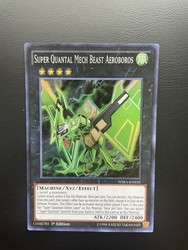 Super Quantal Mech Beast Aeroboros WIRA-EN035 Wing Raiders Super Rare 1st Edition