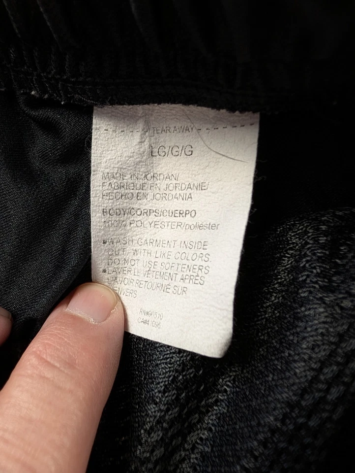 Shorts atlético masculino Under Armour Heat Gear grande preto solto cordão academia GG - Imagem 4 de 4