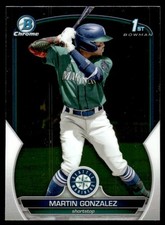 2023 Bowman Chrome Prospects Martin Gonzalez Seattle Mariners #BCP-28 1st