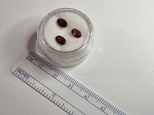 JTV LOOSE GEMSTONE - RHODOLITE GARNET FACETED 6X4MM OVAL