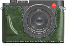 Case for Leica Q3 Q3 43, Top Layer Genuine Leather Leica Q3/Q3 43 Protective Hal