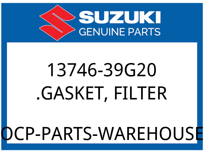 GASKET, FILTER