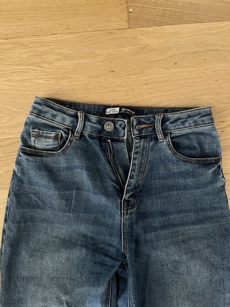 Pantalones Jeans Old Navy Azules rotos de mujer