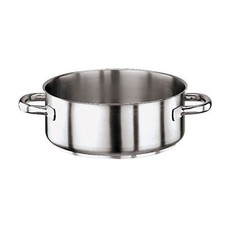 World Cuisine 1100940 Series 1000 19 qt Stainless Steel Rondeau Pot