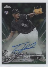 2018 Topps Chrome Rookie Green Refractor 72/99 Thyago Vieira #RA-TV Auto nd3